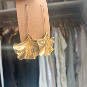 Gold Leaf Earrings